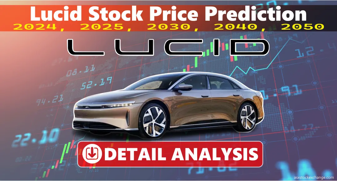 Lucid Stock Price Prediction 2024, 2025, 2030, 2040, 2050